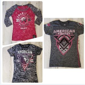 3 American Fighter Shirt Bundle